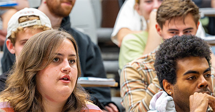 Students in class